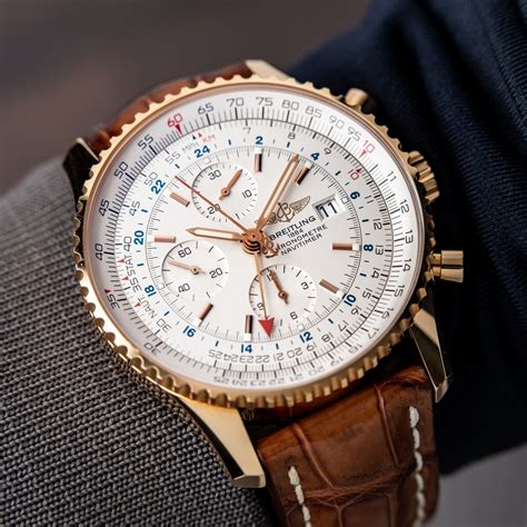 breitling navitimer 01 limited edition 44mm rose gold|breitling chronometre navitimer price.